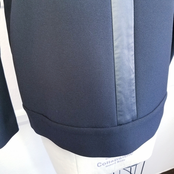 Madewell | Leather Insert Sweatshirt M - Picture 7 of 14